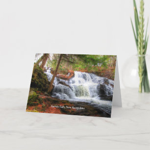 Garwin Falls, New Hampshire scenic photo, Card