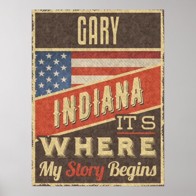 Gary Indiana Poster (Front)