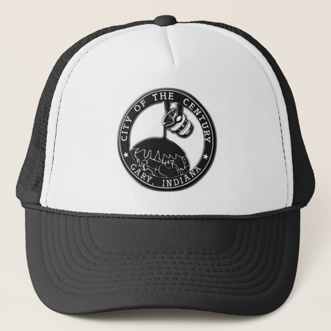 Gary, Indiana Seal Trucker Hat (Front)