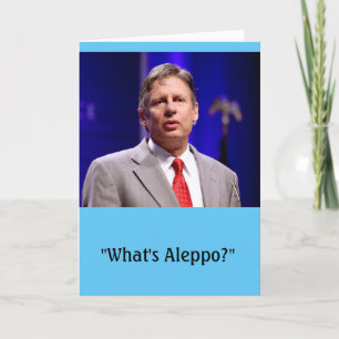 Gary Johnson Birthday Card