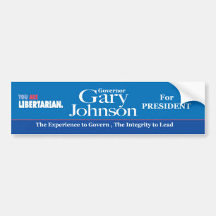 Gary Johnson Bumper Sticker