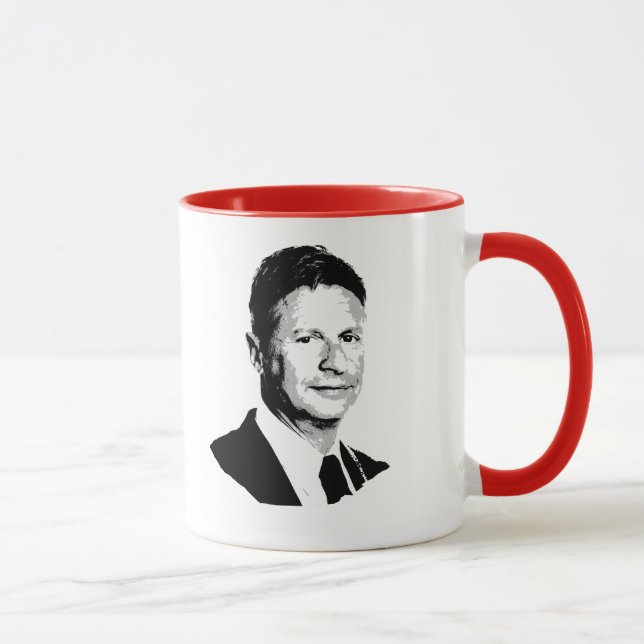 Gary Johnson Bust - - Mug (Right)