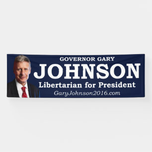 Gary Johnson for President Banner
