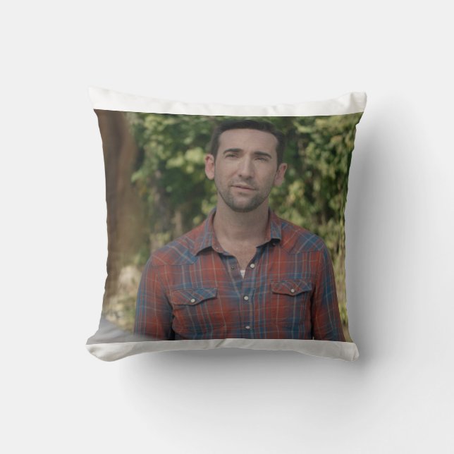 Gary (Love in Kilnerry) Throw Pillow (Front)