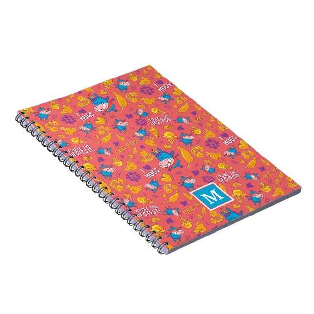 Gary Pattern Monogram Notebook (Right Side)