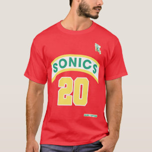 Gary Payton Retro Supersonics Jersey 90s Style Fan T-Shirt