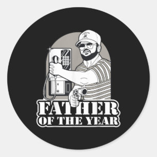 Gary Plauche Shirt Father Of The Year Gary Plauche Classic Round Sticker