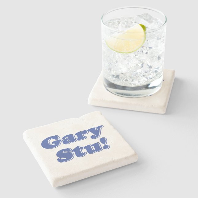 Gary Stu! Stone Coaster (Side)