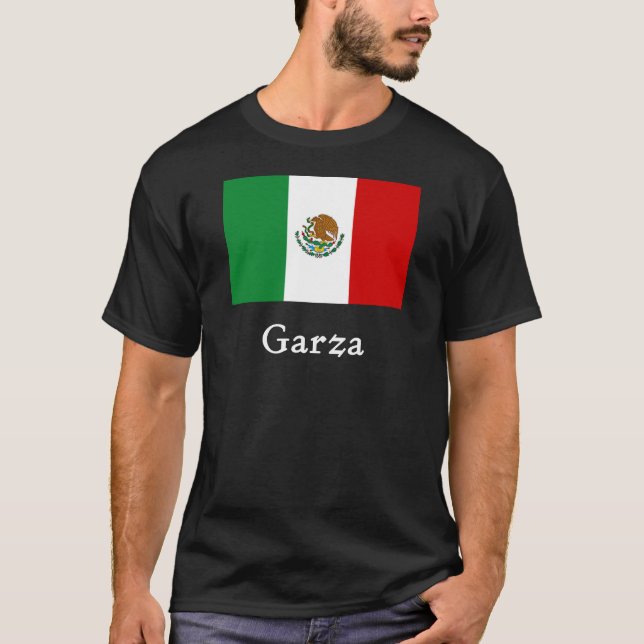 Garza Mexican Flag T-Shirt (Front)