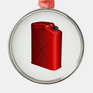 Gas Can Metal Ornament