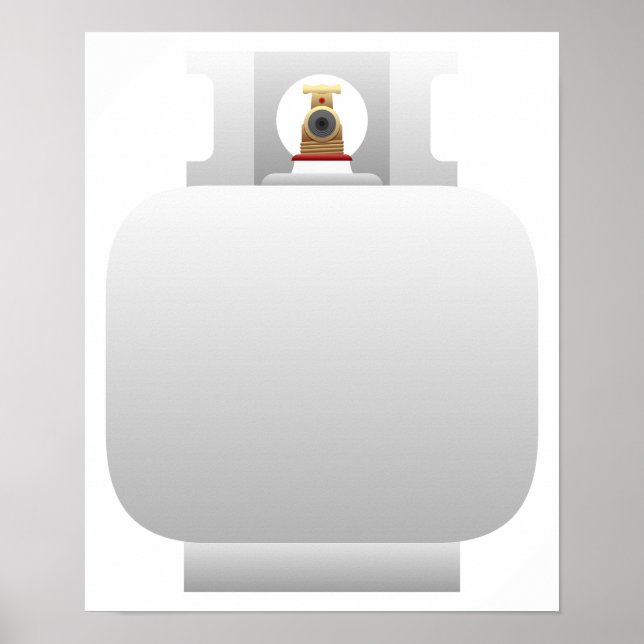 Gas Cylinder Poster (Front)