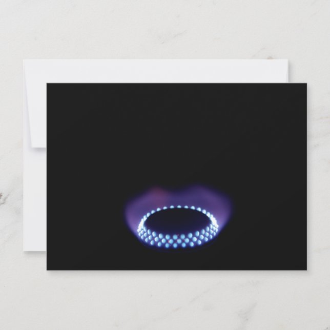 Gas flame card (Front)
