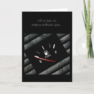 Gas Gauge Indicator Card