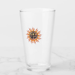GAS logo mug Glass