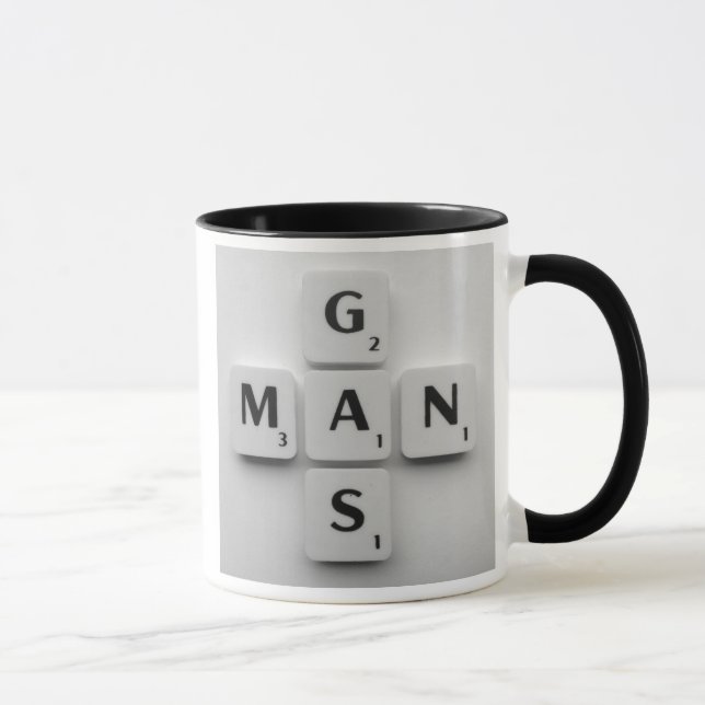 GAS MAN B/W Mug (Right)