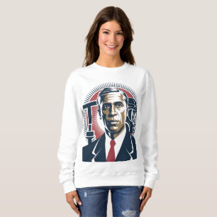 Gas Mask- Bold Retro Propaganda Portrait Sweatshirt