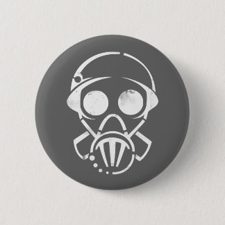 gas mask [button] 2 inch round button