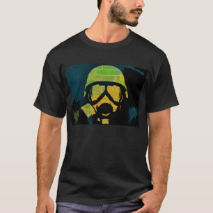 Gas mask graffiti T-Shirt