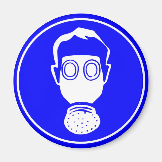 Gas Mask Magnet (Front)