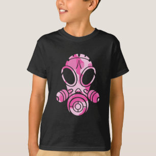 gas mask pink camo T-Shirt