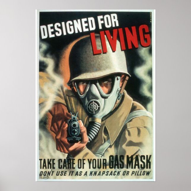 Gas Mask Poster (Front)