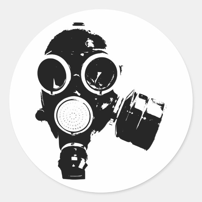 Gas mask stickers (Front)