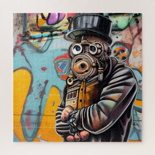 Gas Masks for Everybody! Jigsaw Puzzle (Vertical)