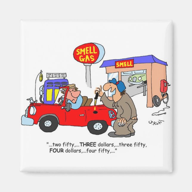 Gas Prices Magnet (Front)