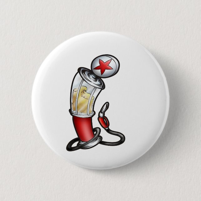 Gas Pump 2 Inch Round Button (Front)