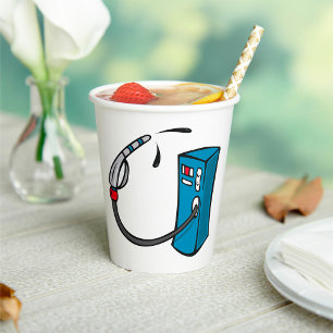 Gas Pump Paper Cups