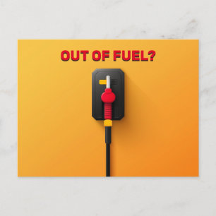 Gas Pump Postcard