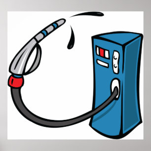 Gas Pump Poster