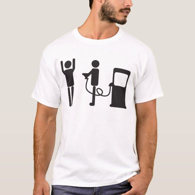 Gas Pump Robbery T-Shirt (Front)