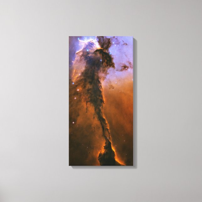 Gas Spire In The Eagle Nebula Canvas Print (Front)