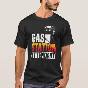 Gas Station Attendant Gas Pump Gasoline Fuel Premi T-Shirt