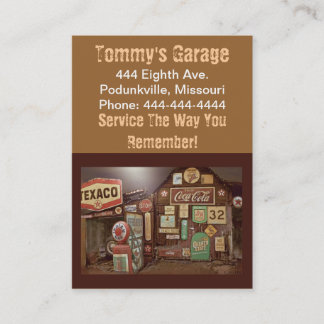 Gas Station / Automotive Business Card