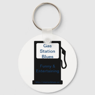 Gas Station Blues Keychain