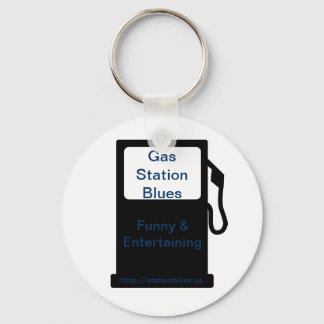 Gas Station Blues Keychain