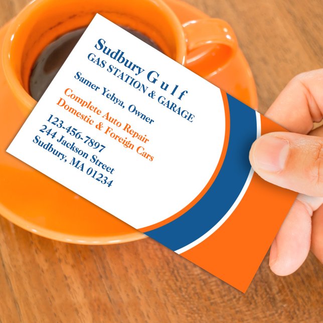 Gas Station Business Card (Creator Uploaded)