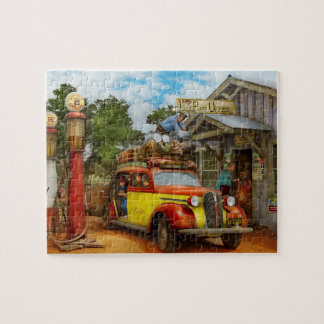 Gas Station - Fresh delivery to Pie Town 1940 Jigsaw Puzzle