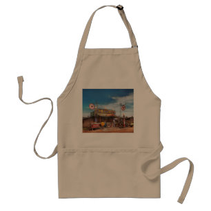 Gas Station - Oklahoma Service Station 1939 Standard Apron
