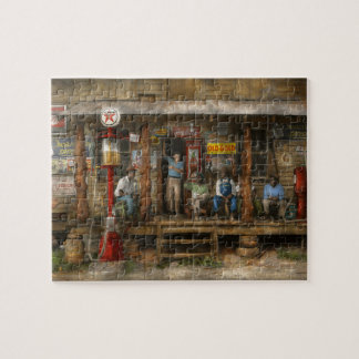 Gas Station - Sunday afternoon - 1939 Jigsaw Puzzle