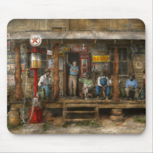 Gas Station - Sunday afternoon - 1939 Mouse Pad