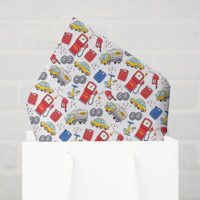 Gas Station Tissue Paper  (Gift Bag)