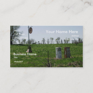 Gas Up on Route 66 Business Card