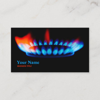 Gasfitter Service Technician Business Card