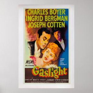 Gaslight  Vintage Classic Movie Poster 1