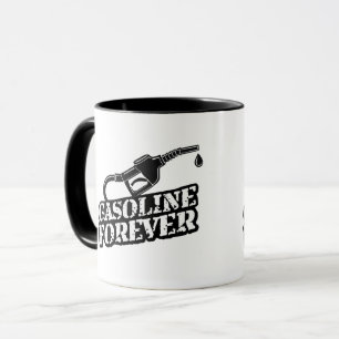 Gasoline Forever – Mechanic & Car Enthusiast Mug