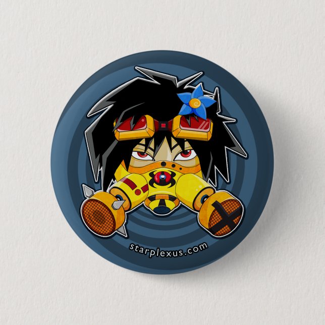 gasoline sakura button (Front)