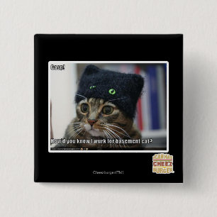 Gasp! 2 Inch Square Button